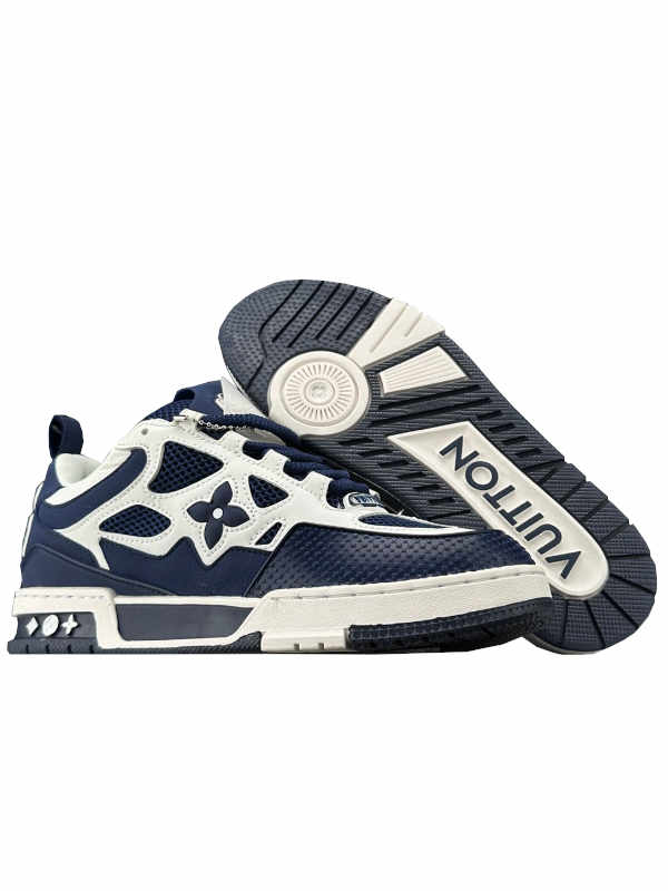 skate sneaker marine white