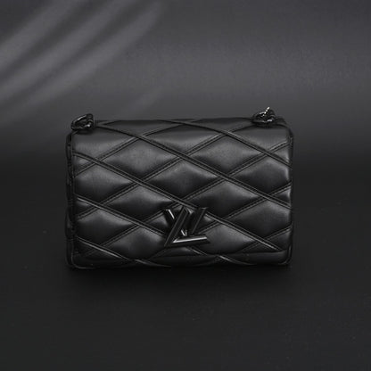 Coussin BB Bag – Quilted Black Monogram Leather