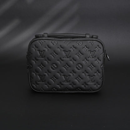 Soft Trunk Messenger Bag – Monogram Black Taurillon