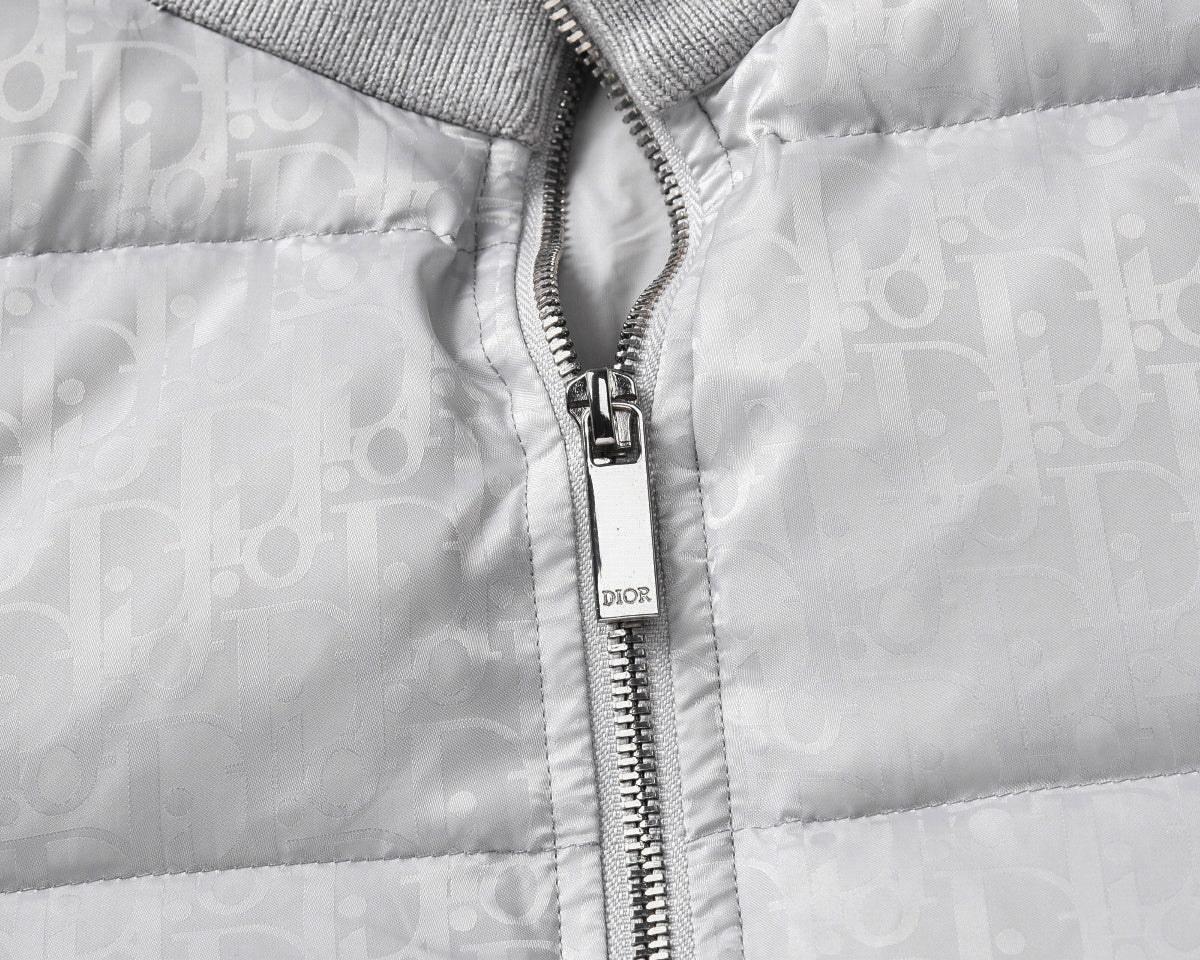 monogram puffer hybrid jacket