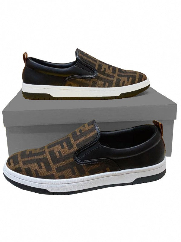 fendi slip-on sneakers