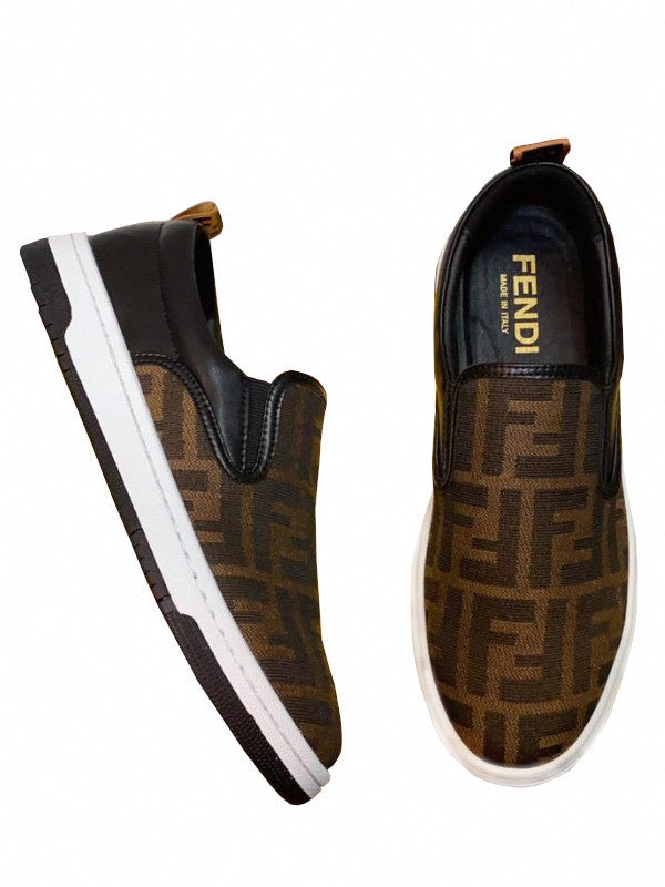 fendi slip-on sneakers