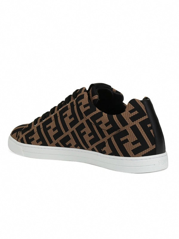 monogram tech fabric low top