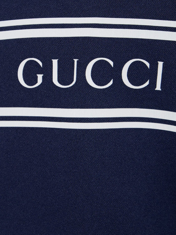 gucci logo tech zip-up hoodie