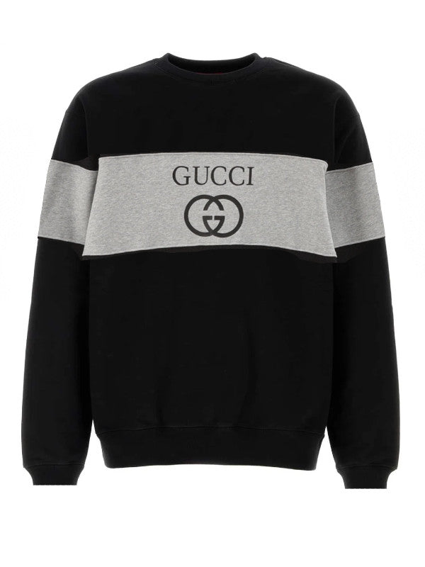 sweatshirt  intarsia-logo