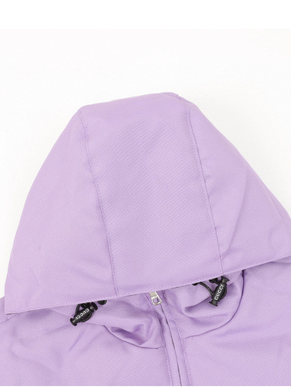 reversible oversized windbreaker jacket