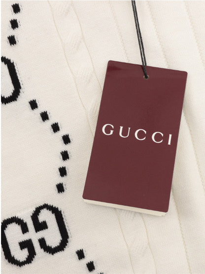 GG Intarsia Polo Top