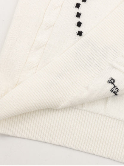 GG Intarsia Polo Top