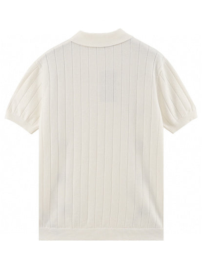 GG Intarsia Polo Top