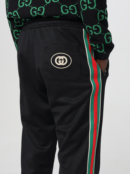 Web-Stripe Track Pants