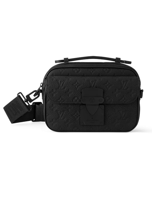 Soft Trunk Messenger Bag – Monogram Black Taurillon