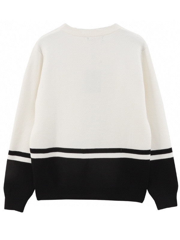 minimalist monochrome sweatshirt