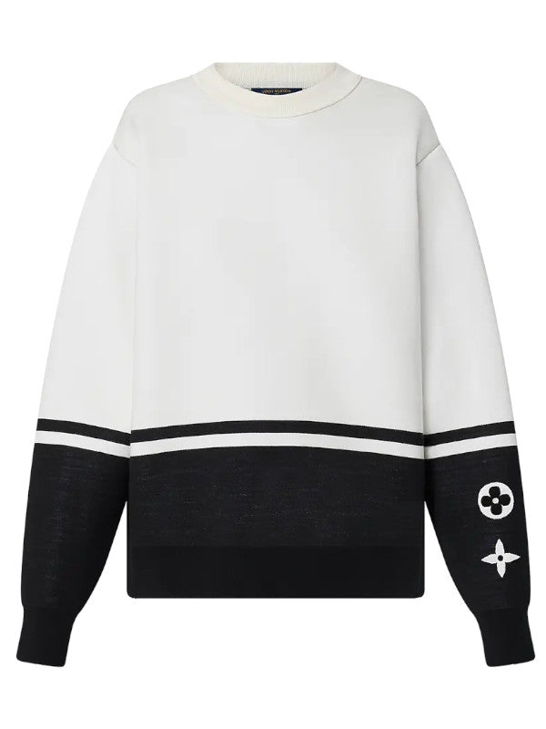 minimalist monochrome sweatshirt