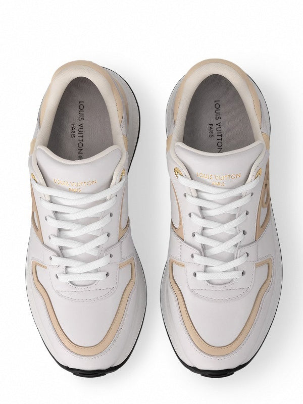neo white run away sneakers