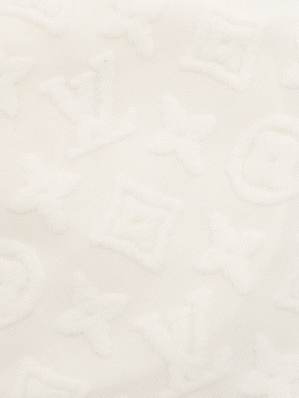 monogram shorts - white