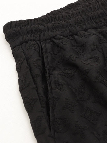 Monogram Shorts - White