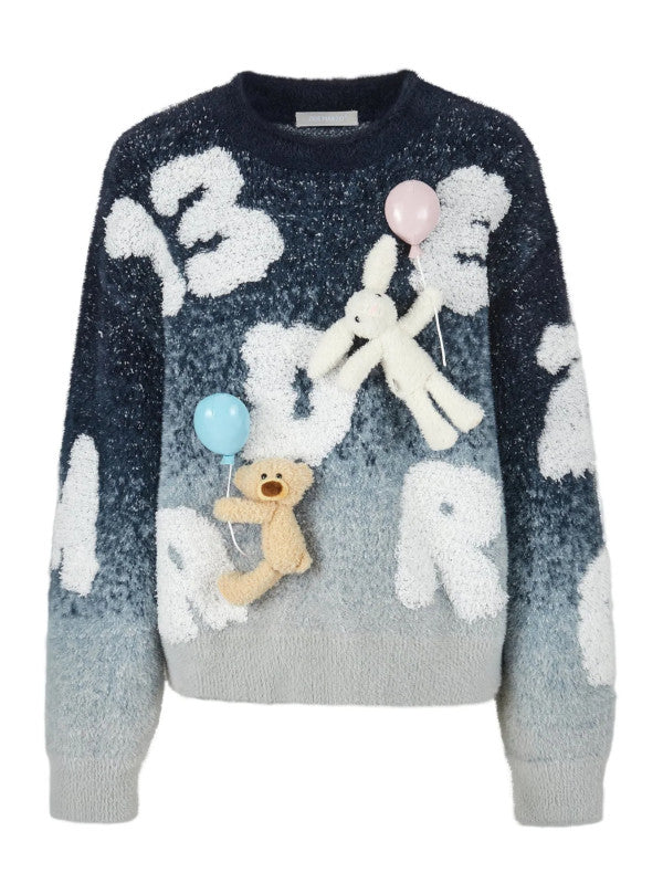 float cloud ballon sweater
