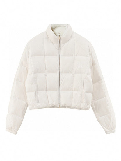 Miu Miu Logo-print padded jacket