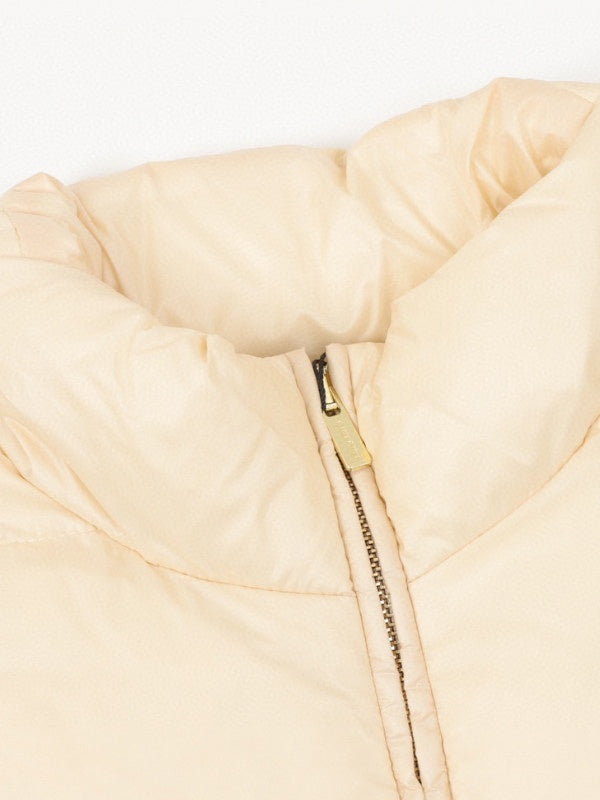 miu miu logo-print padded jacket
