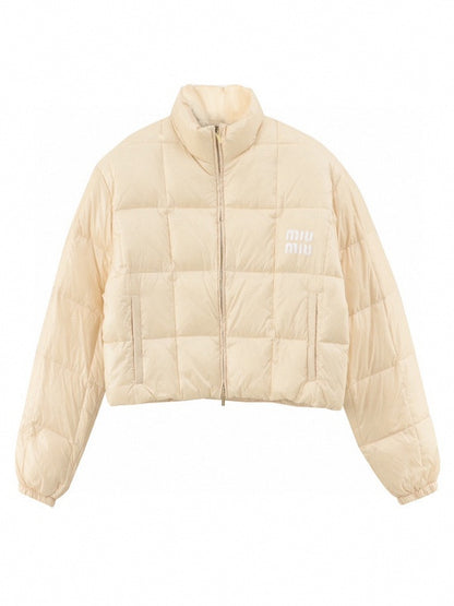 Miu Miu Logo-print padded jacket