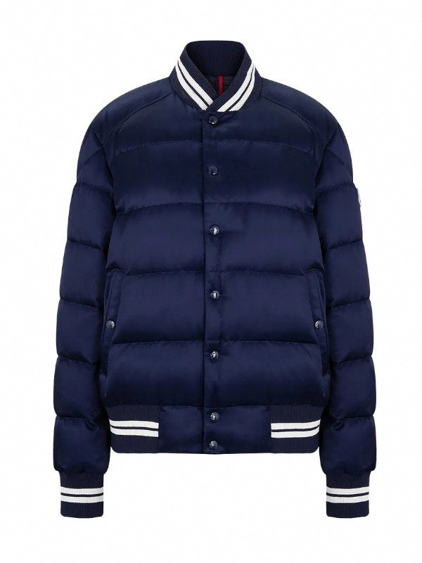 navy blue puffer jacket
