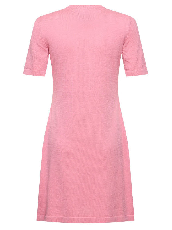 printed cotton mini dress