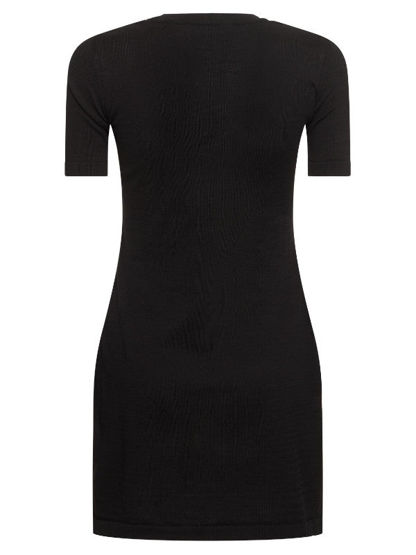 printed cotton mini dress