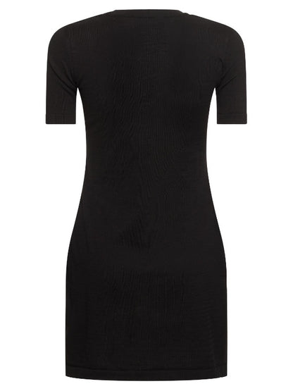 Printed Cotton Mini Dress