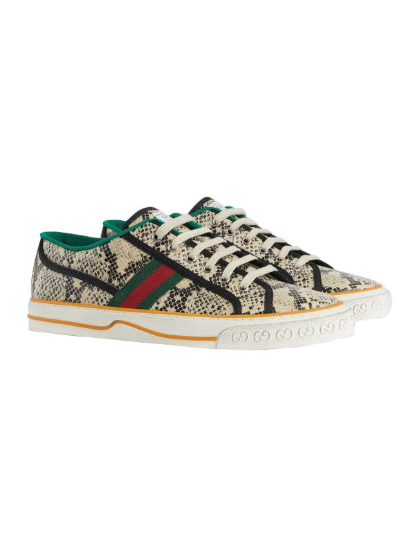 multicolored grid tennis 1977
