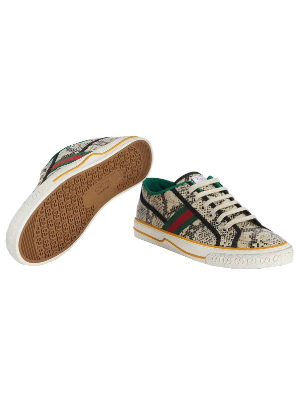 multicolored grid tennis 1977