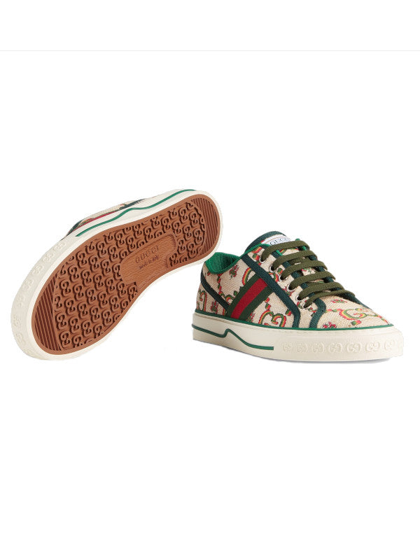 multicolored grid tennis 1977