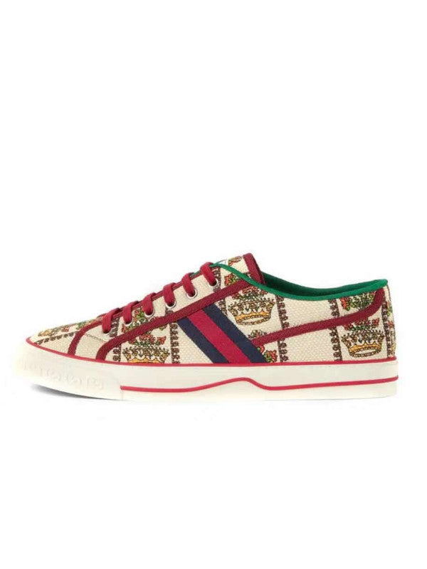 multicolored grid tennis 1977