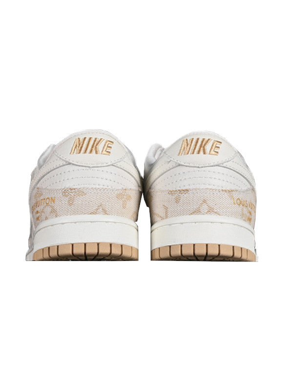 dunk low sb white/grey/gold