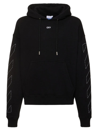 Off-White Diagonal-Stitch Hoodie