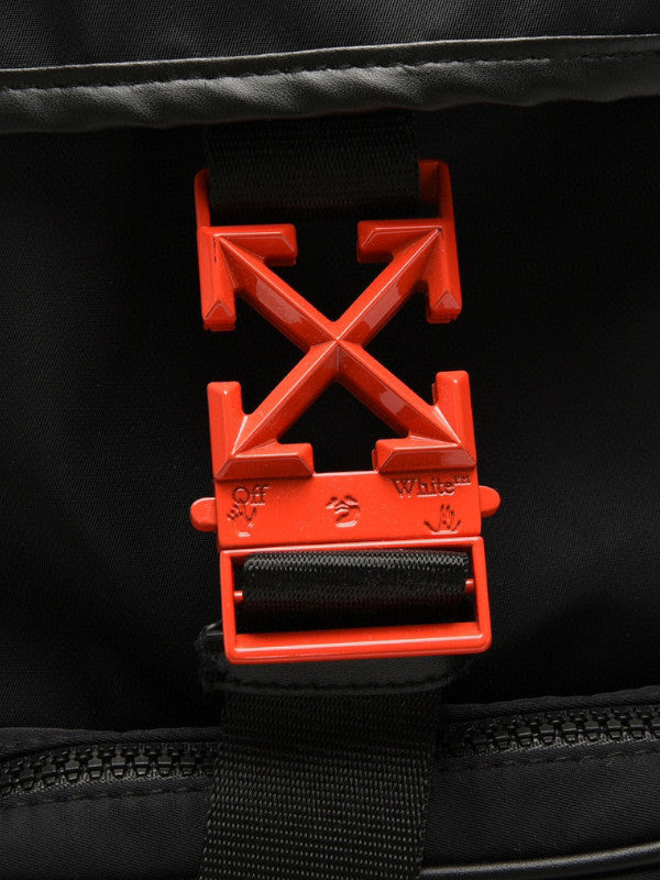 off-white nylon backpack