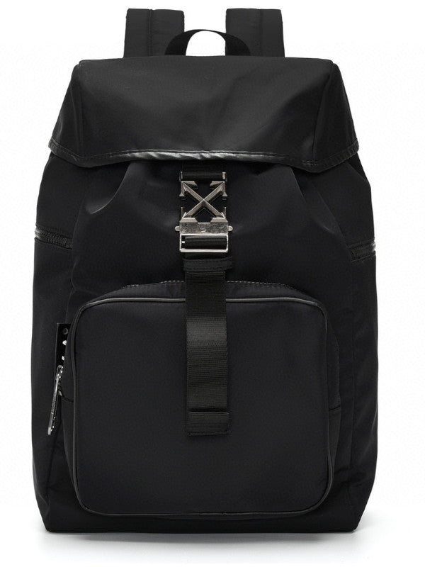off-white nylon backpack