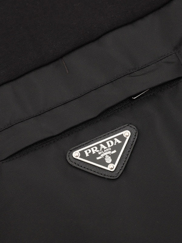prada black crewneck sweatshirt