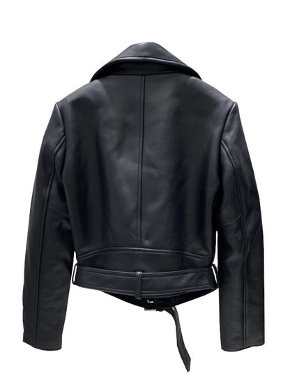 Leather Effect Biker Jacket