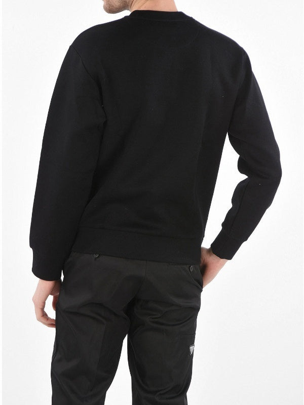 prada black crewneck sweatshirt