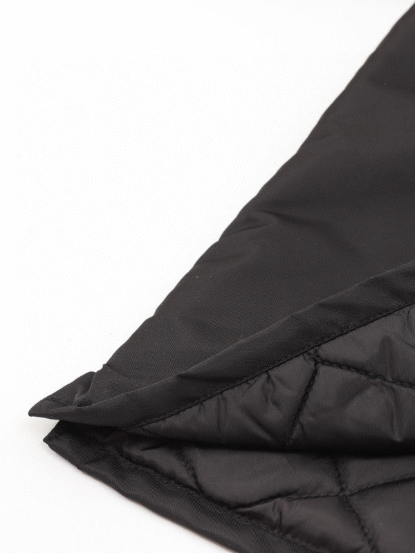 black nylon shirt jacket