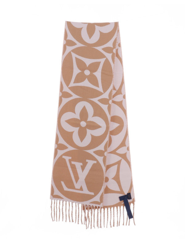 monogram scarf