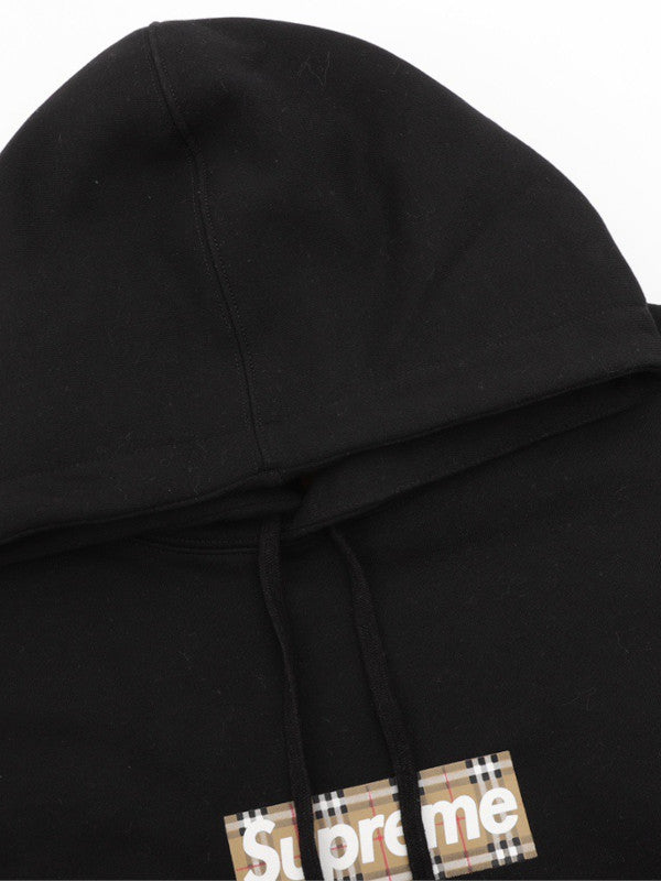 supreme x burberry hoodie