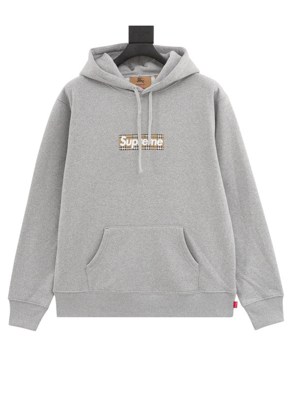 supreme x burberry hoodie