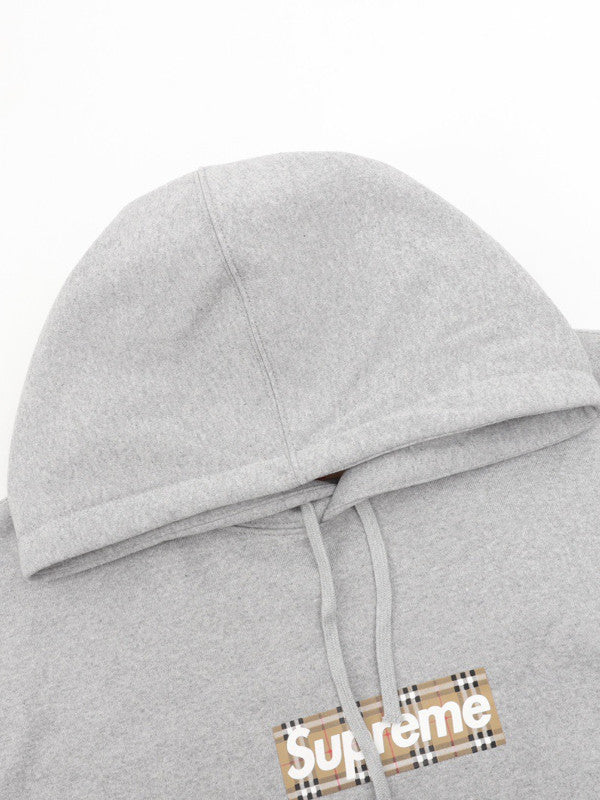 supreme x burberry hoodie