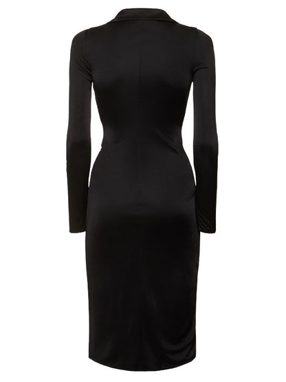 Stretch Crepe Jersey Mini Dress