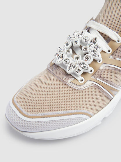 Viv Run crystal & tech sneakers