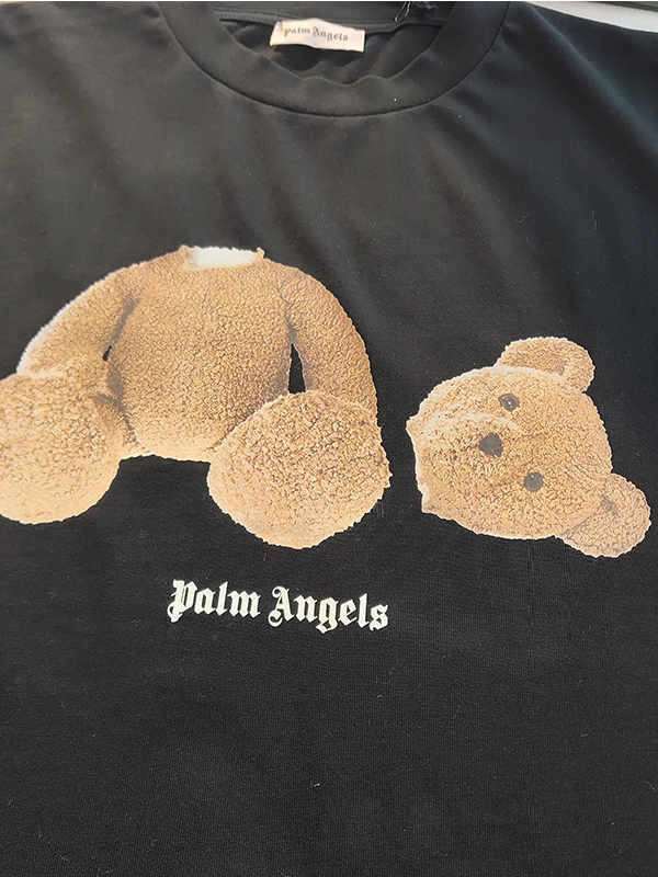 palm angels bear-print t-shirt