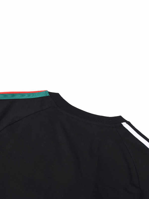 adidas x gucci trefoil print t-shirt