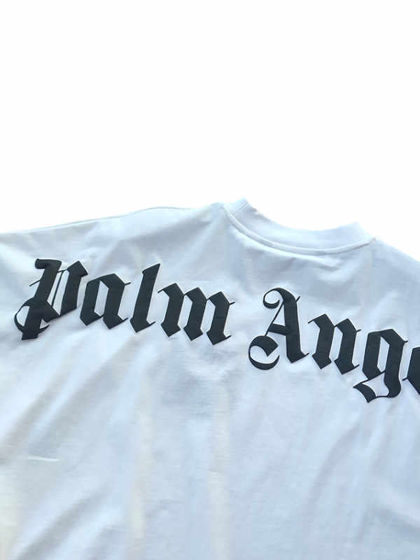 palm angels rear logo print t-shirt