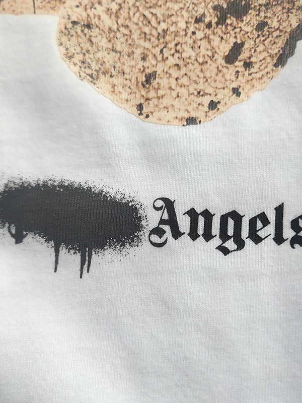 palm angels bear motif print t-shirt